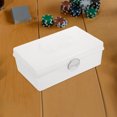 thumbnail image 2 of KAKOWELY mahjong organizers Plastic Mahjong Container Large Capacity Storage Holder Household Mahjong Container Portable Plastic Storage Box for Outdoor and Travel, 2 of 5
