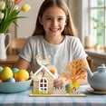 thumbnail image 3 of Easter Table Decorations Easter Bunny Wooden Signs for Home Decor Easter Party Decorations for Tiered Tray Tabletop Shelf Mantel Party Outdoor Indoor (E), 3 of 8