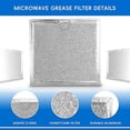 thumbnail image 4 of Microwave Filter Replacement,Microwave Grease Filter, 4 of 5