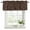 Brown, variant on 2 Pack Brown Floral Valances for Windows Bedroom Living Room Window Treatments, Vintage Spring Botanical Flowers Rod Pocket Valance Drapes Short Kitchen Curtains Over Sink 42"x12"