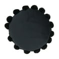 thumbnail image 2 of Saro Lifestyle Posh Faux Bunny Fur Pom Pom Poly Filled Throw Pillow, 2 of 3