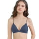 thumbnail image 5 of Sujetador LYUMO con cuello en V copas triangulares Bralette acolchado sin costuras para mujeres, 5 of 8