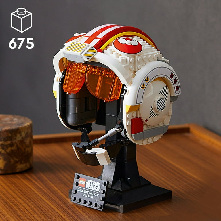 LEGO Adult Star Wars Saga Luke Skywalker Red Five Helmet 75327 Creative Building Kit 675 Pieces Walmart