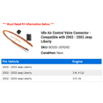 thumbnail image 2 of Idle Air Control Valve Connector - Compatible with 2002 - 2003 Jeep Liberty, 2 of 2
