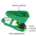 thumbnail image 4 of Coollooc Grass Seed Spreader Handheld, Fertilizer Seed Spreaders for Lawns, Portable 1.5L Capacity Hand Lawn Seed Fertilizer Spreader with 5 Gear Adjustable, Refer to description, Green, 4 of 8