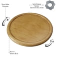 thumbnail image 3 of Charola Giratoria de madera Hogare Lazy Susan 38 cm, 3 of 6