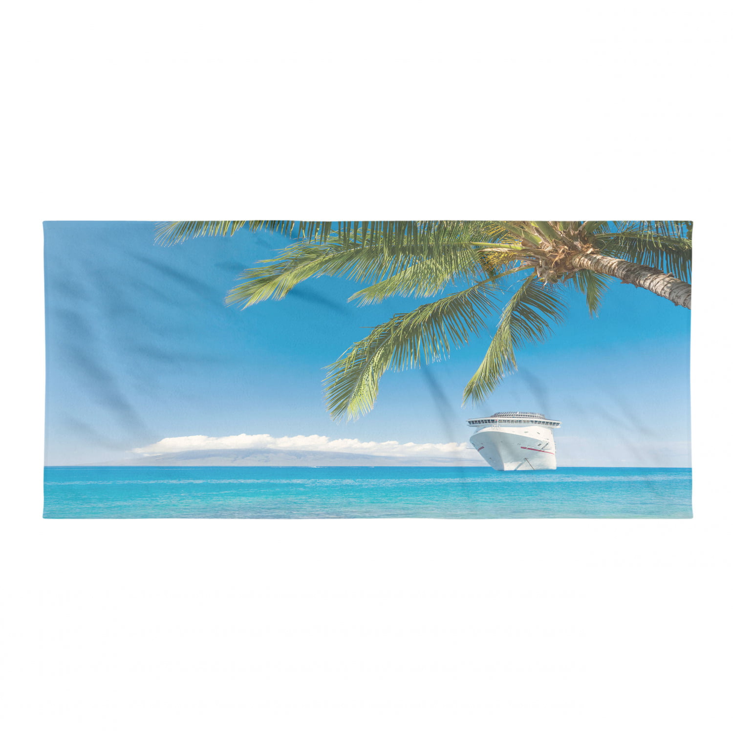 Personalised Towel Beach Love Park Gym Island Holiday Microfibre Any Name 