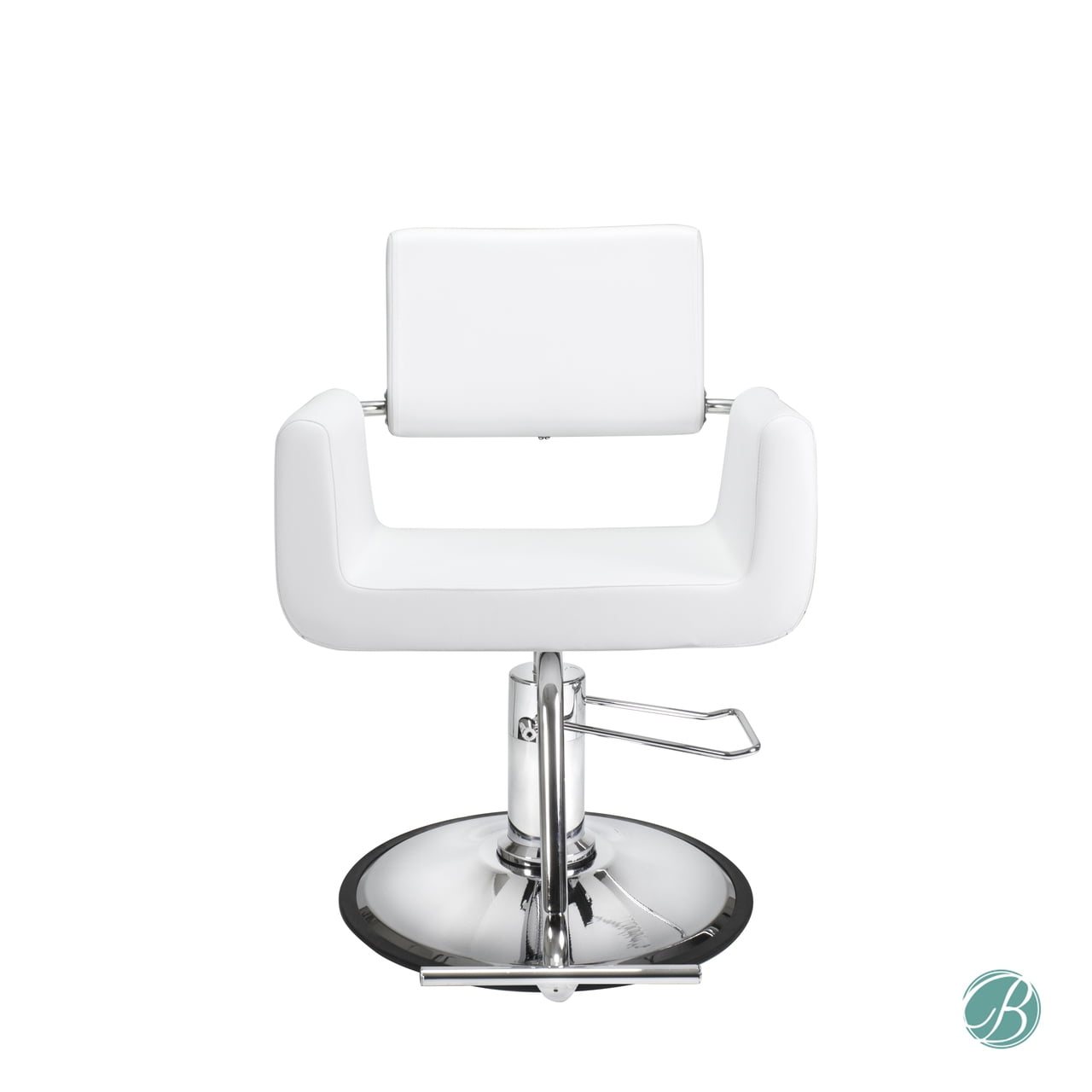 Beauty Salon Styling Chair ARON WHITE Salon Furniture and Barber Chairs