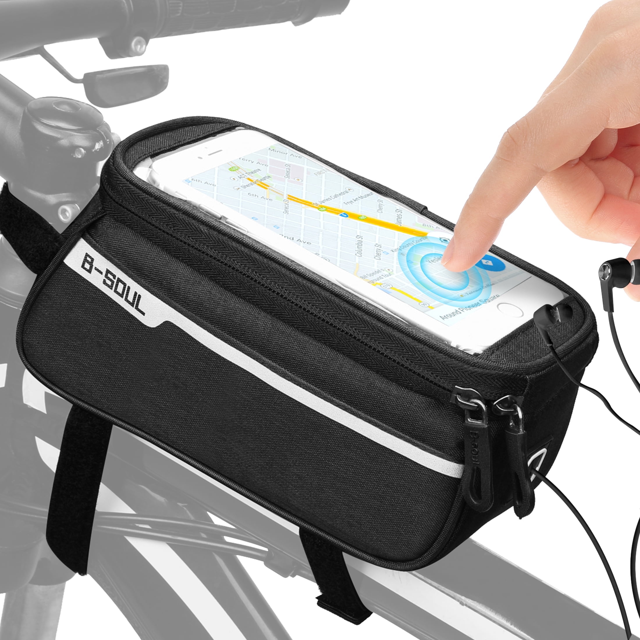 Zefal Smart Phone Charge Bike Bag Battery Included (Rechargeable