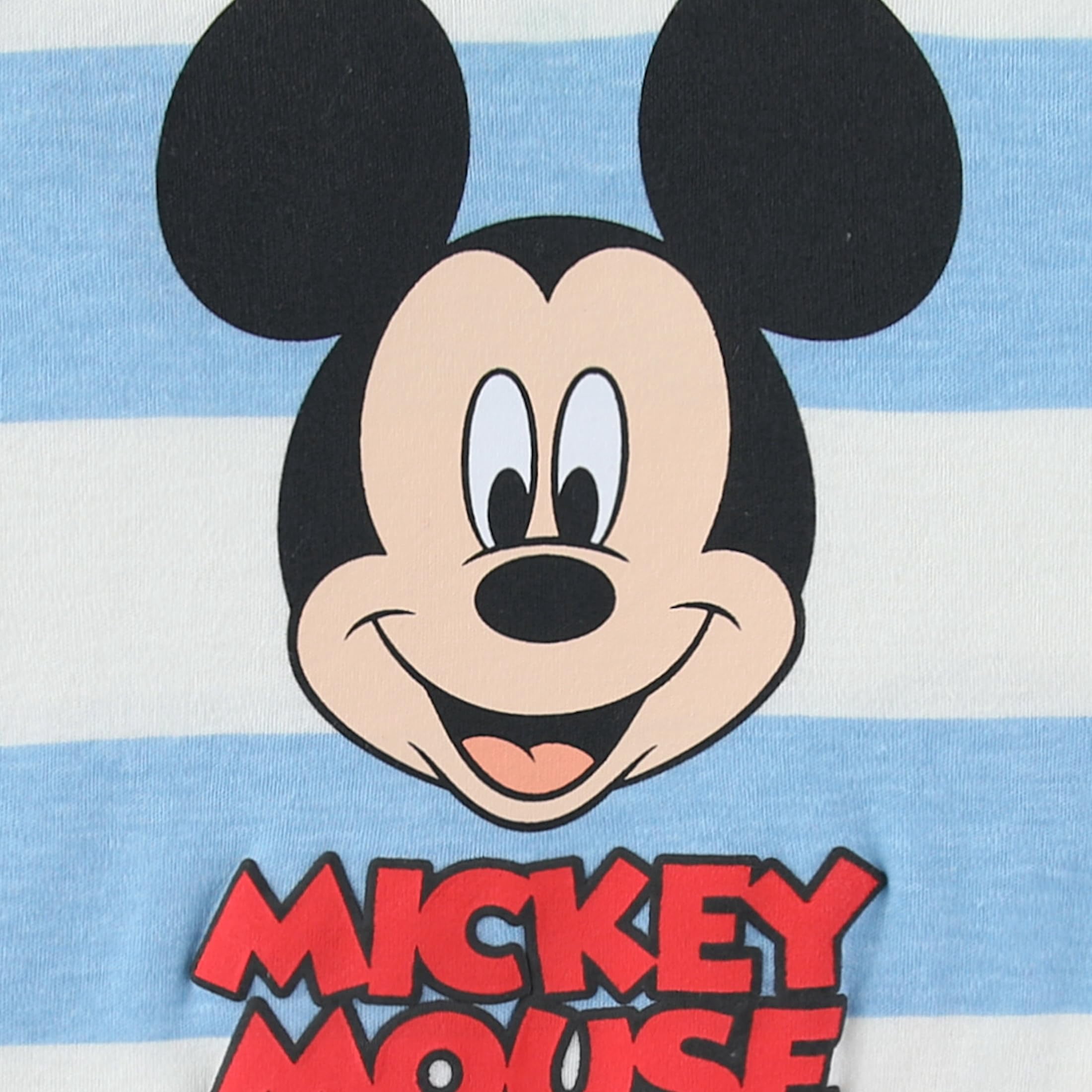 Disney Mickey Mouse Short Sleeve Romper (Baby Boys), 2 Pack, Sizes 6M-24M