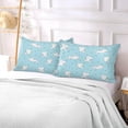 thumbnail image 6 of Cute Cartoon Kitty Cat Stars Blue Body Pillow Cover with Zipper, Soft and Cozy Fuzzy Fleece Body Pillow Case Cover 21 x 54 in, Plush Long Body Pillow Pillowcase Home Decor Gifts, 6 of 7