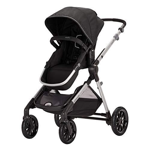 Stroller that converts clearance to double