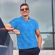 thumbnail image 4 of Fotbe Colorful Snake Camiseta Polo de Golf para Hombre con Estampado – Camisa Deportiva Transpirable con Cuello Abotonado-4X-Large, 4 of 6