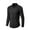 Black, variant on Beugl Mens Shirts Clearance, Men's Fashion Business Leisure Lapel Pure Color Long-Sleeve Shirt Top Blouse Golf Shirts for Men, Polo Shirts for Men Black XXL