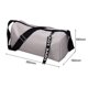 thumbnail image 3 of Bolsa de lona multifuncional, bolsa de gimnasio, bolsa de equipaje de mano para mujeres y hombres (gris), 3 of 5
