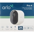 thumbnail image 3 of Restored Arlo Pro 4 Spotlight Camera - 1 Pack - Wireless Security Camera, 2K Surveillance & HDR, Color Night Vision, 2 Way Audio, White - VMC4050P (Refurbished), 3 of 5