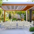 thumbnail image 7 of 10-Piece All-Weather HDPE Patio Dining Set for 8 with Umbrella Hole, 7 of 7