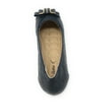 thumbnail image 4 of Victoria K Women's Dot Cut Out Front With Embossed Bow Ballerina Flats, 4 of 4
