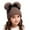 #0136-Brown, variant on Favoffer Infant Toddler Baby Knitting Woolen Hat Winter Warm Double Pompom Beanie Cap with Bow 6M-1.5Y