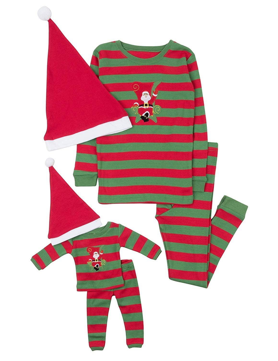 matching baby doll and girl pajamas
