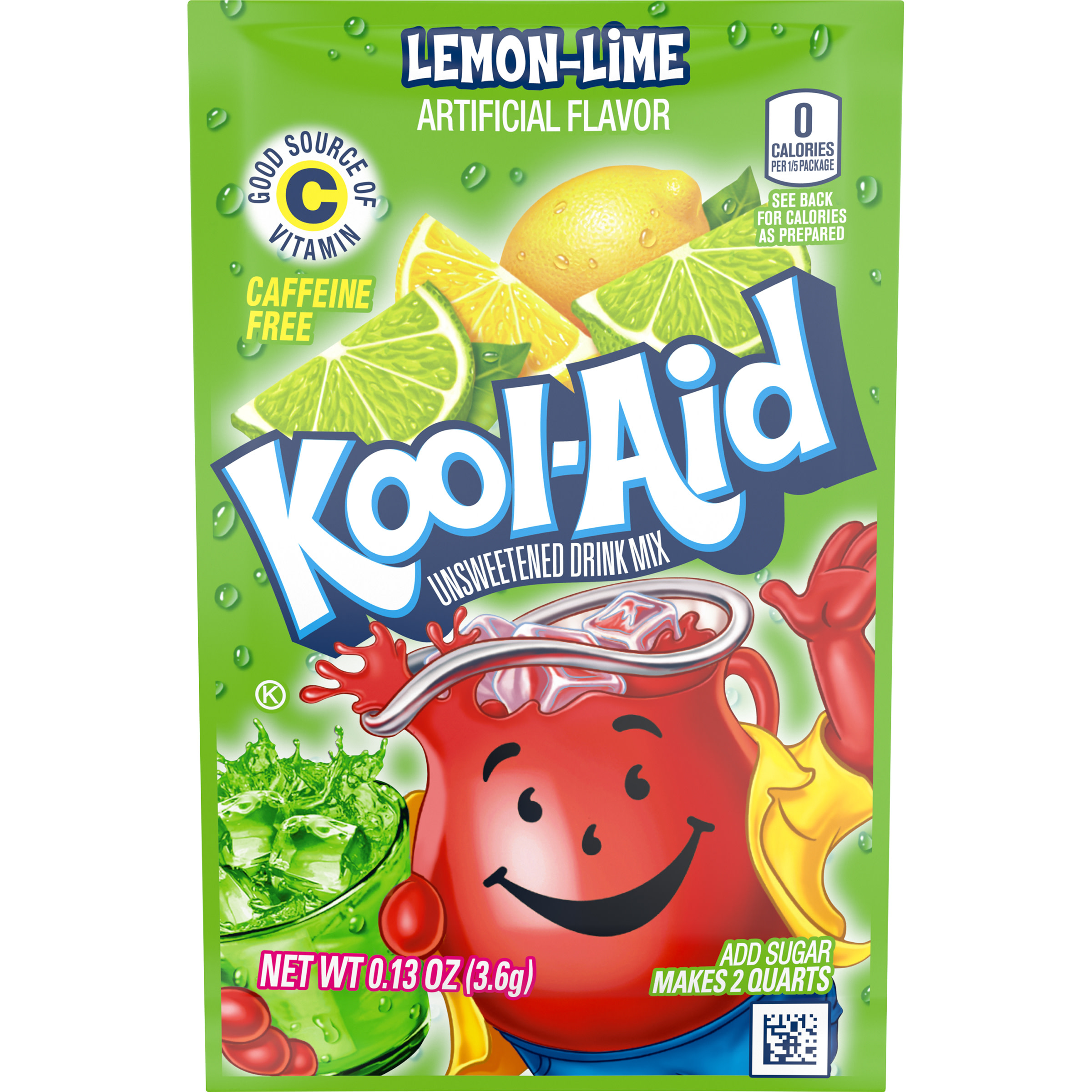 KoolAid Unsweetened Lemon Lime Artificially Flavored Powdered Soft