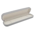 thumbnail image 1 of Velvet Jewelry Gift Box Case, Soft Lining, Plenty Storage Space, Light Gray, for Proposal Engagement, 1 of 8