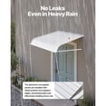 thumbnail image 4 of Sturdy Aluminum Door Canopy 40x42 ",Weatherproof Window Awning for Patio Porch Entryway,Sun Rain Snow Protection,Easy Install Exterior Awning, 4 of 12