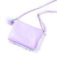 thumbnail image 7 of Jiibva Soft Plush Shoulder Bag Colorful Rainbow Handbags Crossbody Bags Envelope Package with Adjustable Shoulder Straps, 7 of 7