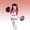 C-RD1121, variant on JIAYUE Carnival Girls Cheerleading Performance Outfit Sets Color Block Sleeveless V-Neck Pull-On Tops Skirts with Pompoms For Toddler Playwear