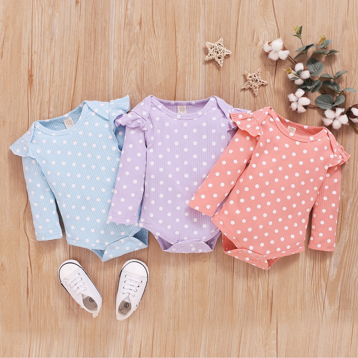 polka dot romper baby