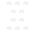 thumbnail image 2 of Wosthever Feliz cumpleaños letras brillo papel pastel Topper Cupcake postre bandera fiesta celebración Decoración Plata 10piezas Wosthever CBP142364, 2 of 6