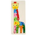 thumbnail image 3 of Rompecabezas de madera Montessori para bebé, juguete de rompecabezas 3D con formas de animales bonitos, juego de mesa, regalos de cumpleaños para niños y niñas, 2023, 3 of 4