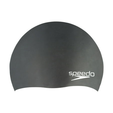 UPC: 0027556220706 | Speedo Jr. Swim Cap ELASTOMERIC SOLID Speedo Black