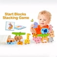 thumbnail image 7 of LieGorJi Montessori Toys for Toddlers,  Wooden Animal Stacking Block Toy with Storage Bag , Preschool Learning Activities for 1 2 3 4 Year Old  Boys Girls,, 7 of 7