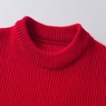 thumbnail image 4 of Kiijoy Newborn Girls Knit Sweater Winter Warm Soft Pullover Solid Casual Crew Neck Sweater, 4 of 7