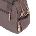 thumbnail image 3 of BIMZUC Women's Nylon Messenger Shoulder Bag Crossbody Handbag for Travel Everyday Use, Lightweight Multi-Pocket Purse with Adjustable Strap, Milk Tea (10.63x4.33x7.09 inches / 27x11x18 cm), 3 of 9