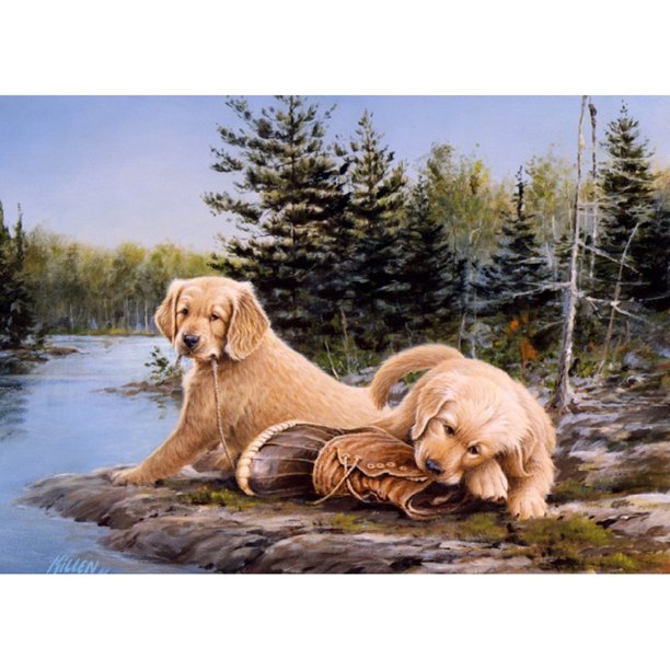 Pintura de diamante (DE4916) Animal 5D DIY Mosaico de punto de cruz cuadrado (C1417) 45x60cm Hugtrwg Para estrenar