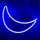thumbnail image 1 of Barra de luz decorativa con forma de arcoíris, luz de neón con forma de luna y nube LED, con iluminación nocturna, 1 of 6