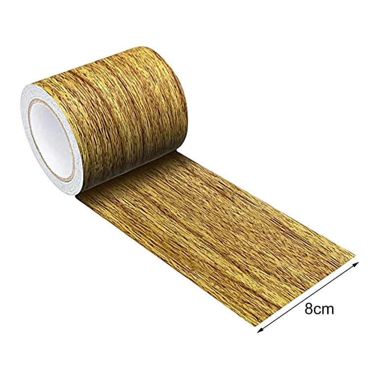 Woodgrain Repair Tape Patch Wood Textured Furniture Adhesive Tape Strong  Stickiness Waterproof Furniture Care Portable Tape Woodgrain Repair Tape  Wood Textured Adhesive Tape Strong Light Grey 