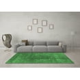 thumbnail image 3 of Ahgly Company Indoor Round Oriental Emerald Green Industrial Area Rugs, 5' Round, 3 of 4