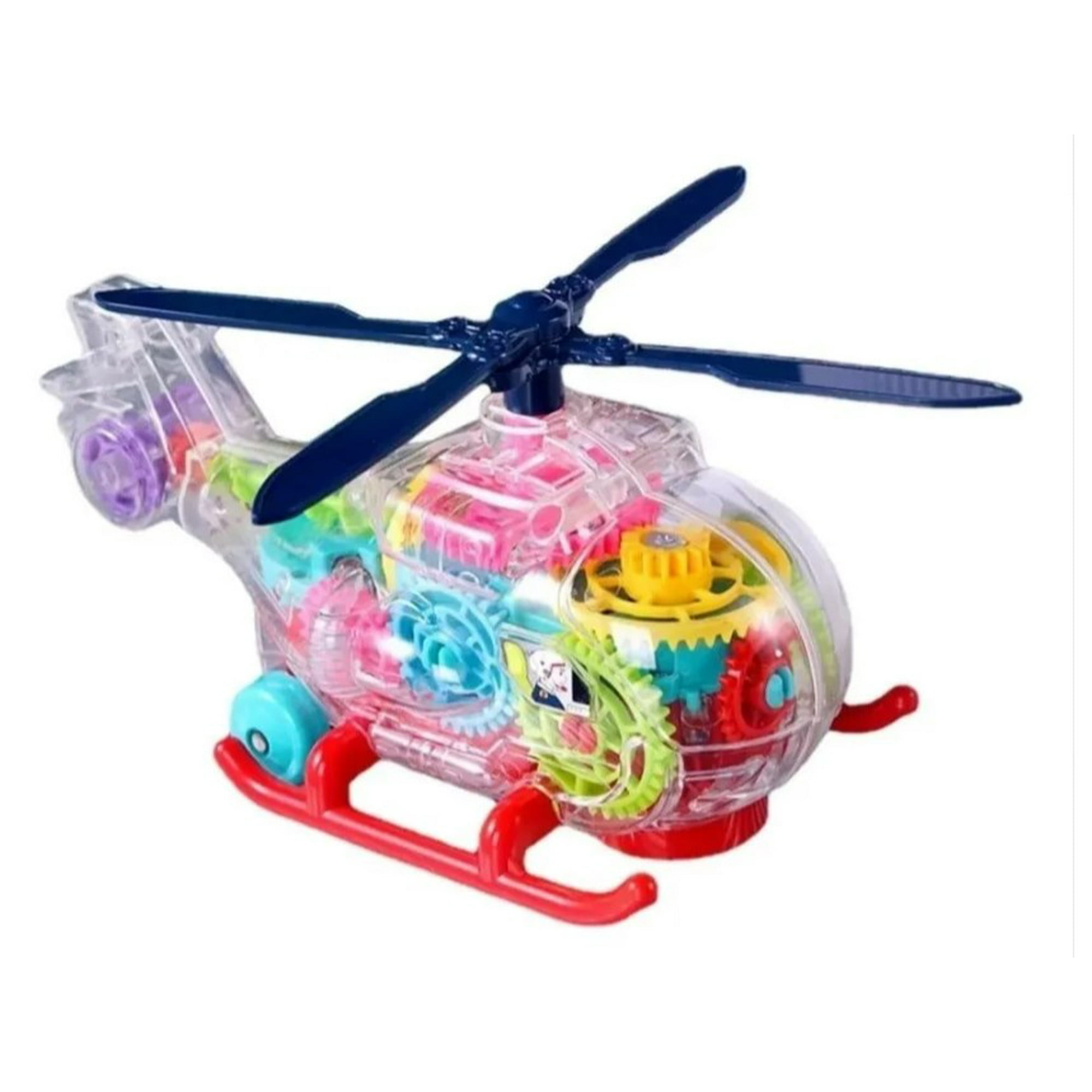 Juguete Con Sonido Helicoptero Electrico Con Engranajes