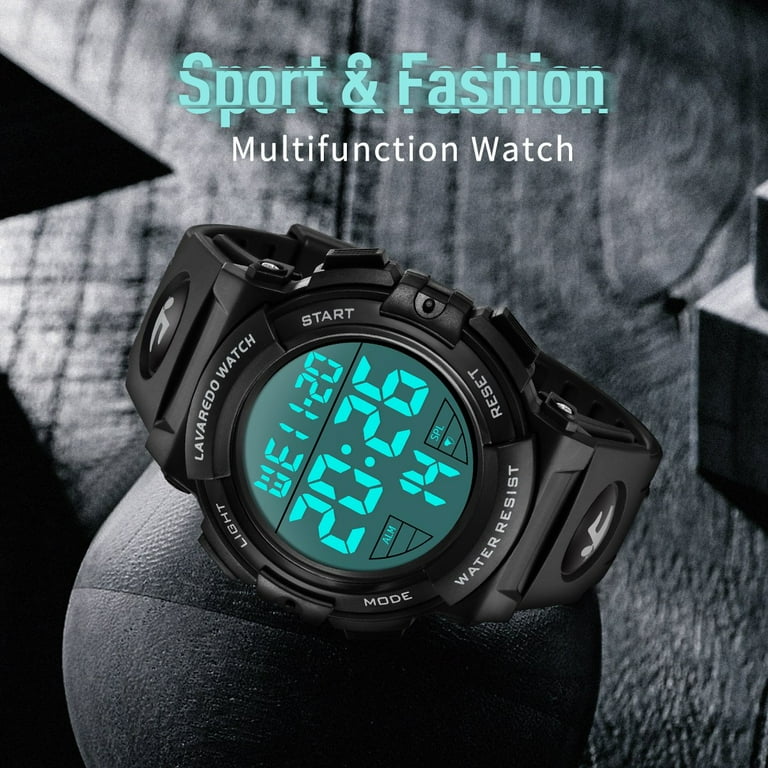 Mens watches with backlight outlet