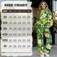 thumbnail image 7 of Xixirimido Green Clover Print Womens Sweatsuits 2 Piece Lounge Sets for St. Patrick's Day Fall Fashion Outfit Long Sleeve Sweatshirt Wide Leg Sweatpants Matching Tracksuit Sets, X-Large, 7 of 7