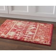 thumbnail image 4 of Linon Home Decor Serape Area Rug Collection, Red, 5' x 7.6', 4 of 4