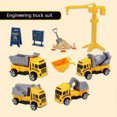 thumbnail image 4 of CHUANK   9 Pieces  Children  Construction Engineering Site Vehicles Toy Set  12.48 x 8.97 x 1.56 Inches, 4 of 9