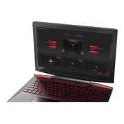 Lenovo Legion Y720-15IKB 80VR - Intel Core i7 - 7700HQ / up to 3.8 GHz - Windows 10 - GF GTX 1060 - 16 GB RAM - 128 GB SSD + 1 TB HDD - 15.6 IPS 1920 x 1080 (Full HD) - Gigabit Ethernet - Wi-Fi 5 - black - kbd: US