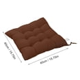 thumbnail image 3 of Tuvgenk Seat Cushion Coffee Pressure Relief Office Seat Cushion Pillow Comfortable Thick Square Polyester Chair Pad for Home, 3 of 5