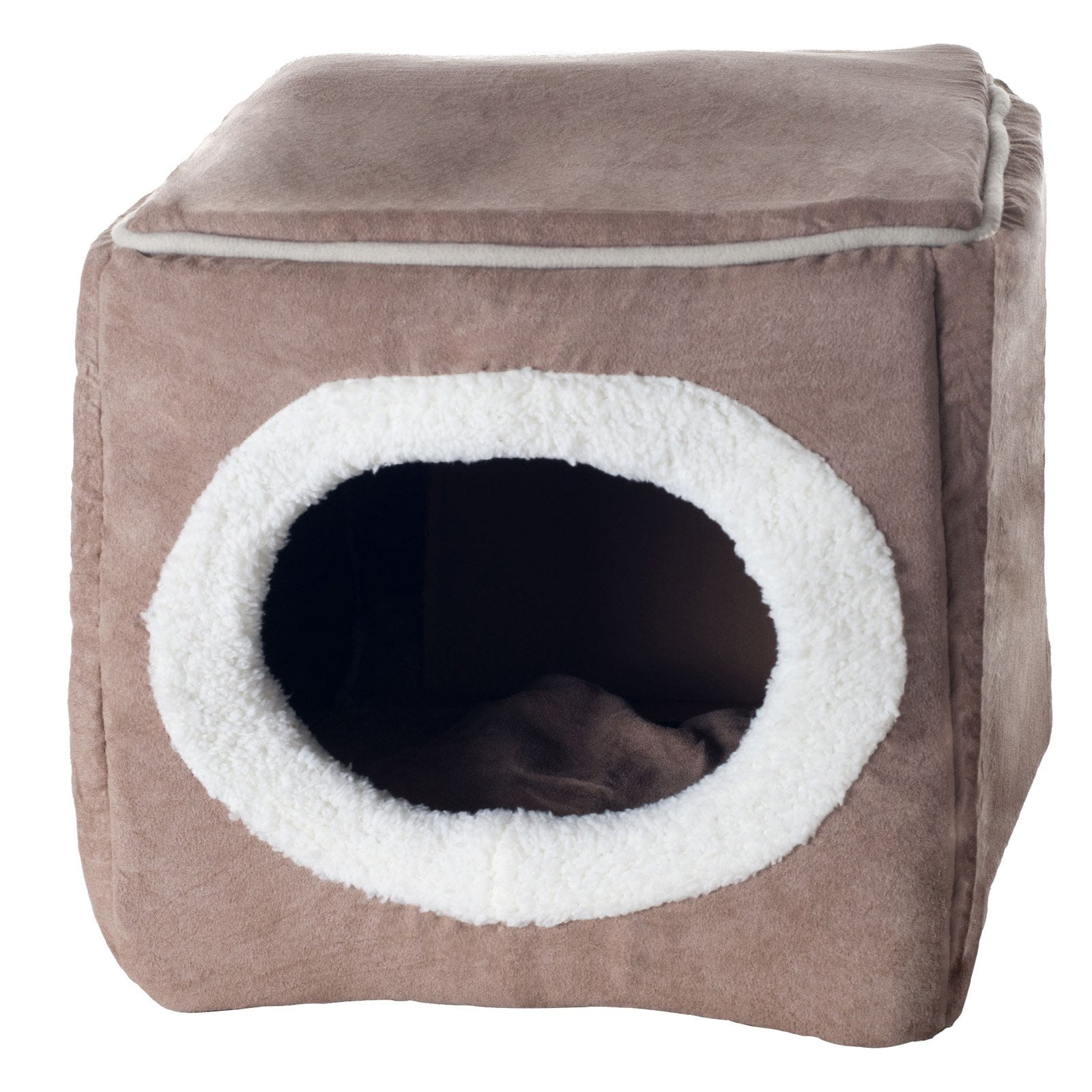 Petmaker Cozy Cave Enclosed Cube Pet Bed