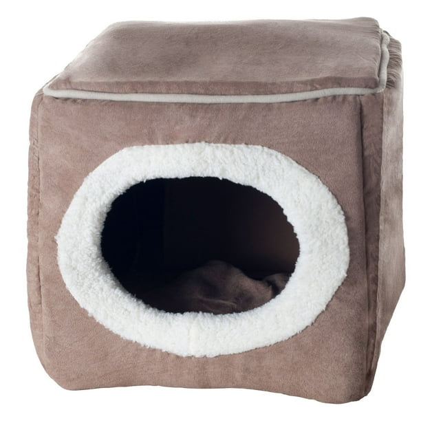 Petmaker Cozy Cave Enclosed Cube Pet Bed