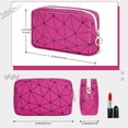 thumbnail image 2 of Funda para tampones tipo bolsa de época, diseño de piel, color rojo, 2 of 8
